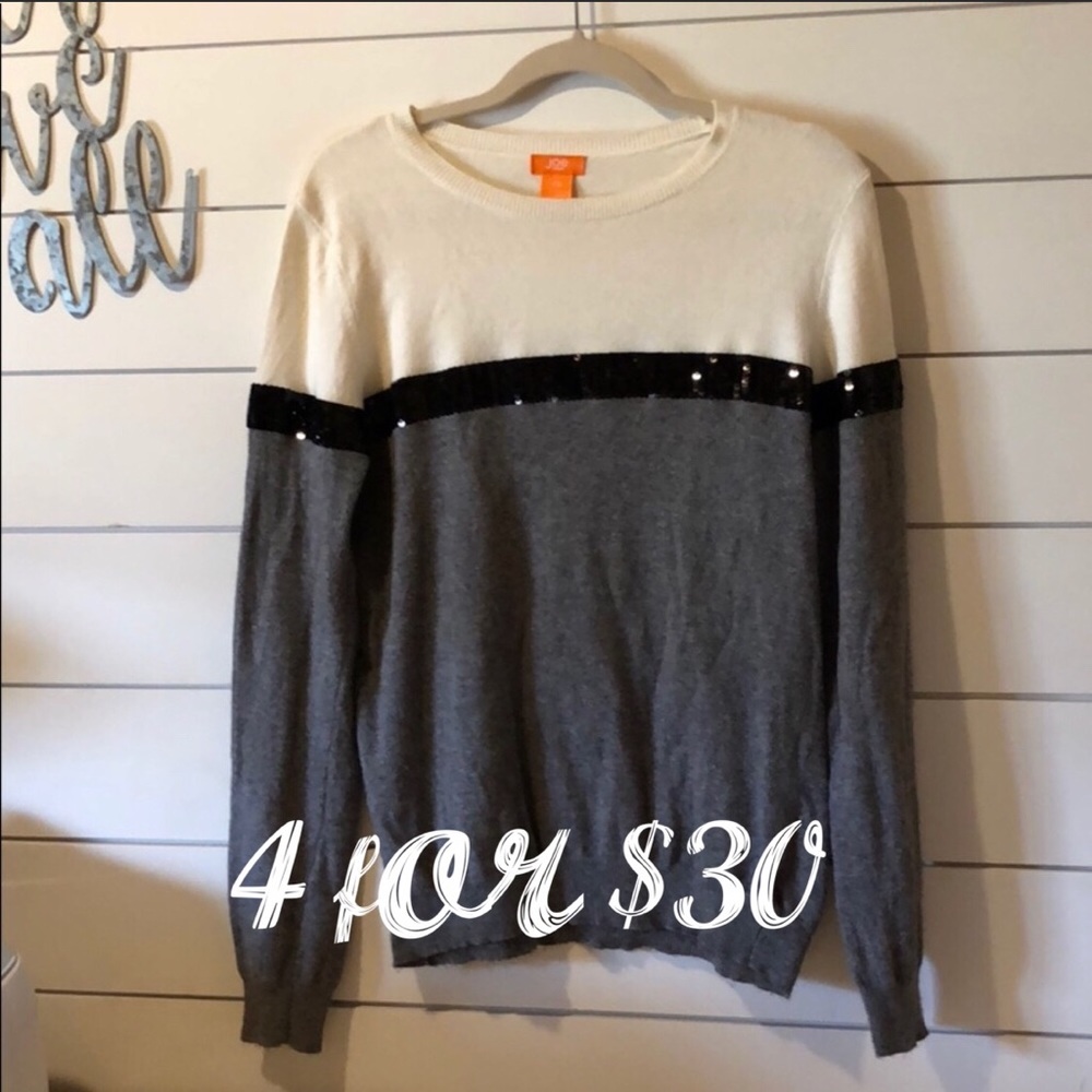 Joe Fresh sequin accent sweater